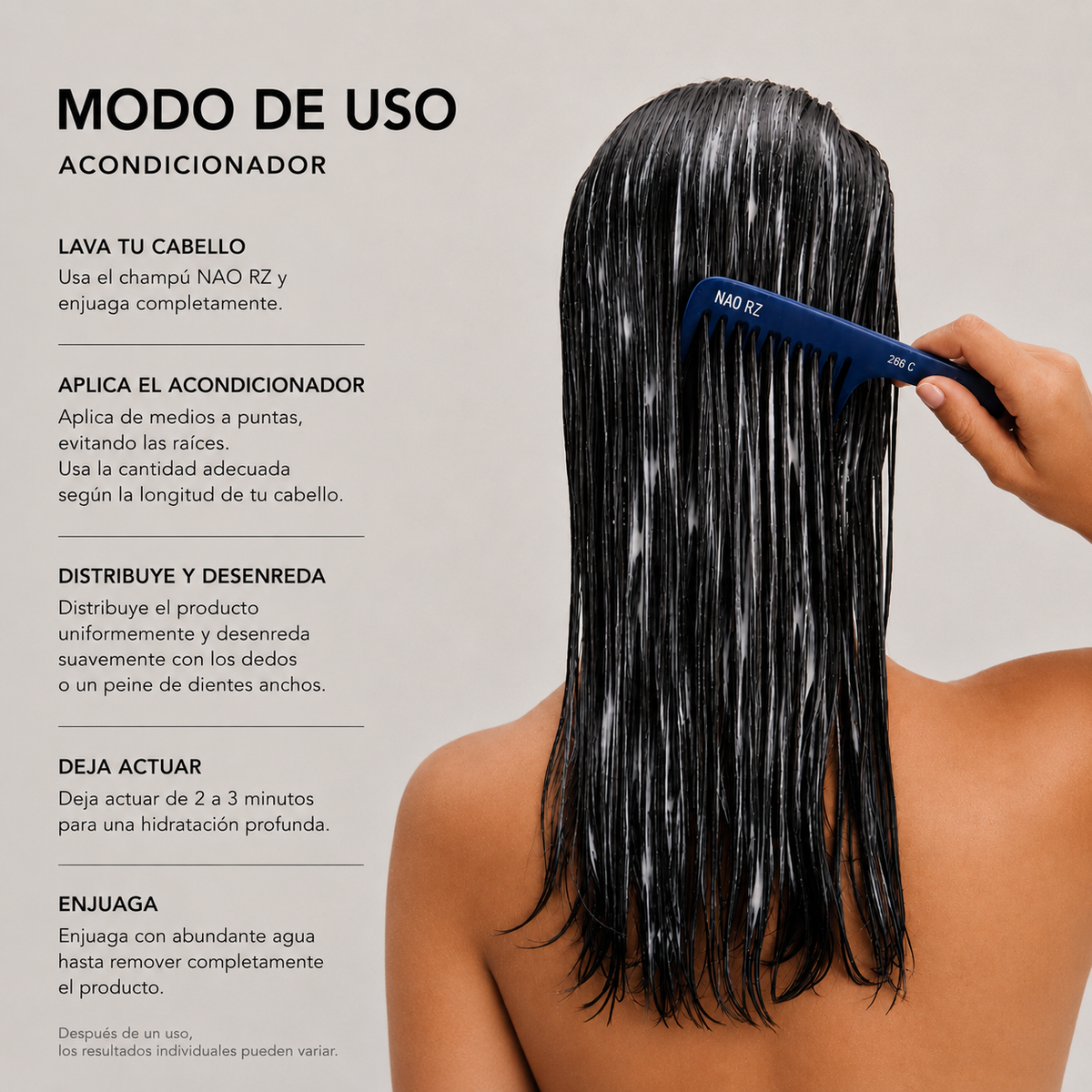 NAO RZ Hydration Balance Conditioner – Moisturizing Conditioner with Hyaluronic Acid