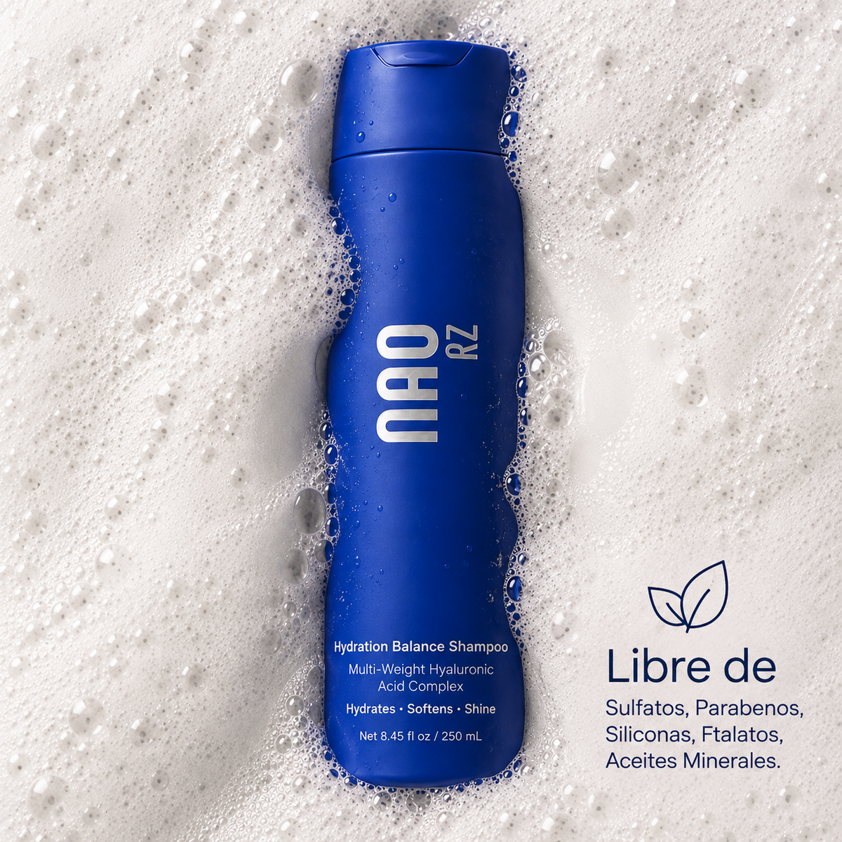 NAO RZ Hydration Balance
Shampoo-Moisturizing
Shampoo with Hyaluronic
Acid