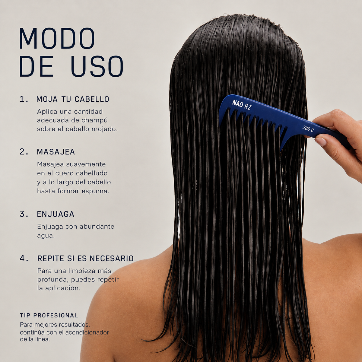 NAO RZ Hydration Balance
Shampoo-Moisturizing
Shampoo with Hyaluronic
Acid